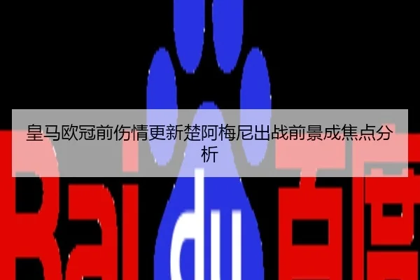 皇马欧冠前伤情更新楚阿梅尼出战前景成焦点分析
